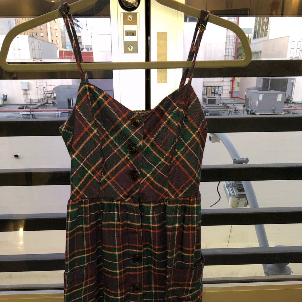 Uo Flannel Button-Down Mini Dress - image 4